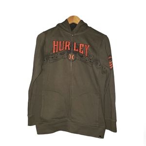 Hurley Mens Zip Up Hoodie Size Large